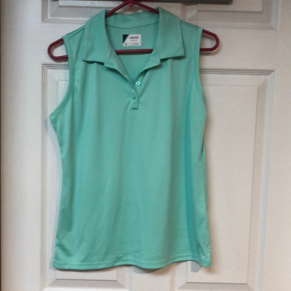 Izod Golf sleeveless polo M